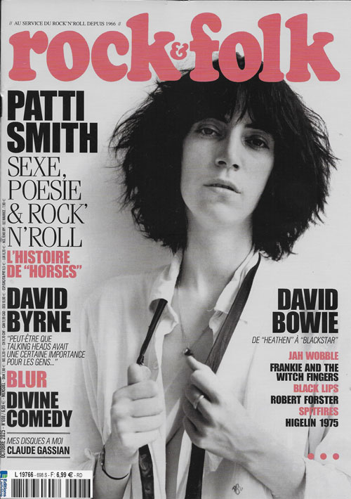 Rock & Folk n698 Octobre 2025 Patti Smith