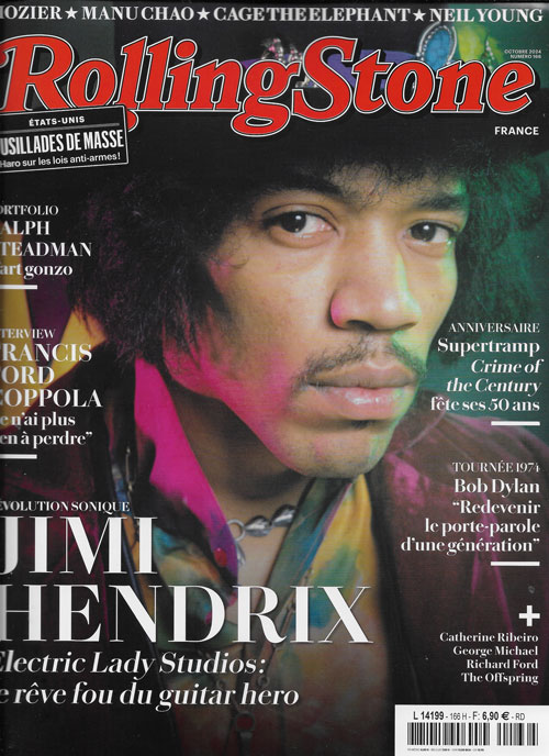 RollingStone n166 Octobre 2024 Jimi Hendrix