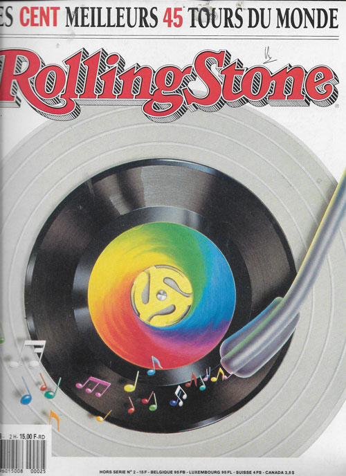 RollingStone 1988 12 hors série Les cent meilleurs 45 tours du monde cover