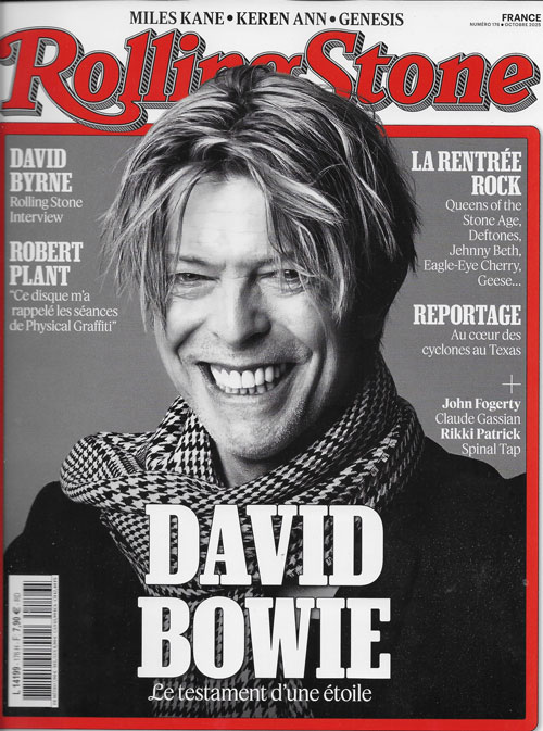 RollingStone fr n 176 - Octobre 2025 David Bowie