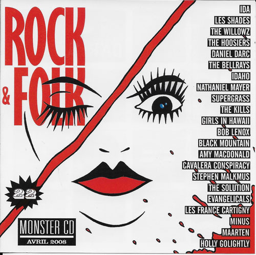 Compilation Rock & Folk Monster Cd n 22 Avril 2008 cover