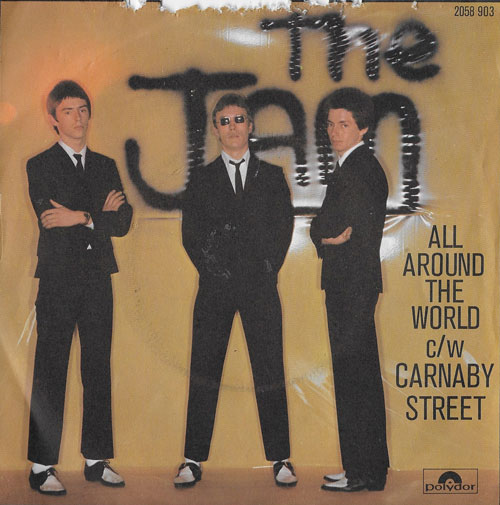 jam all around the world Carnaby street cover single