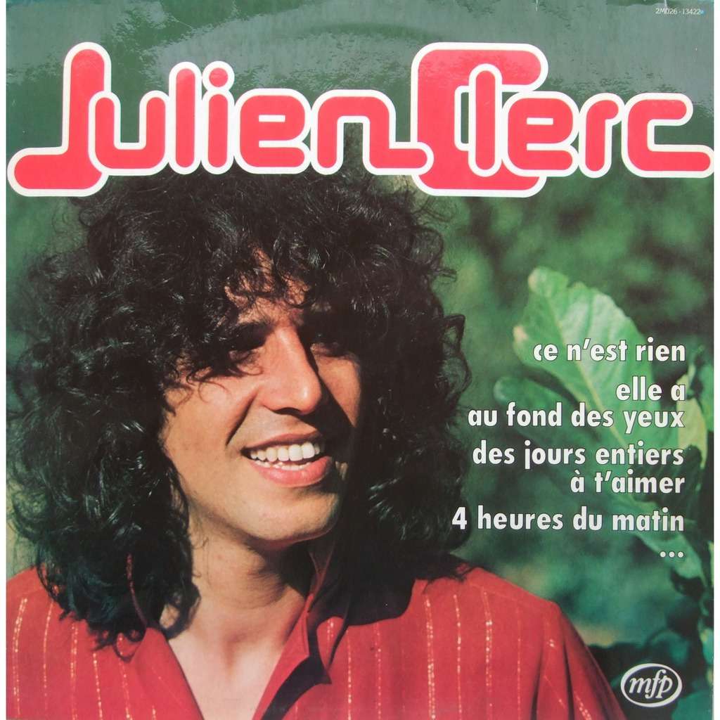 Julien Clerc ce n'est rien cover