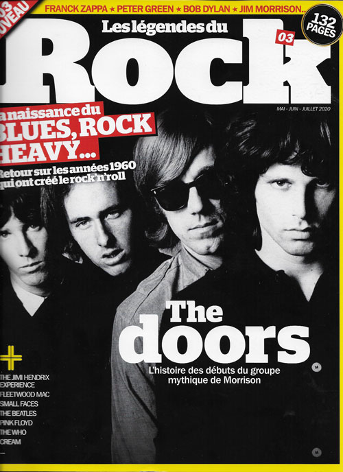 Les lgendes du rock 03 Mai Juin Juillet 2020 cover The Doors