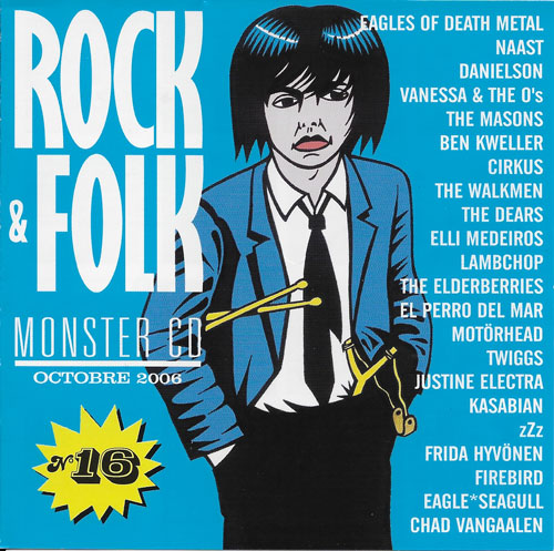 Compilation Rock & Folk Monster CD n 16 Octobre 2006 cover