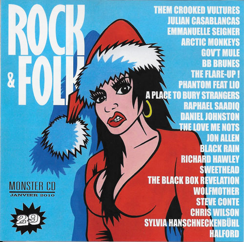 compilation Rock & Folk Monster Cd n 29 janvier 2010 cover