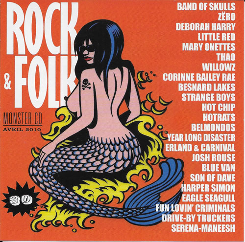 compilation rock & folk Monster Cd n30 Avril 2010 cover