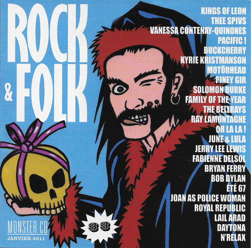 Compilation Rock & Folk Monster CD n 33 Janvier 2011 cover