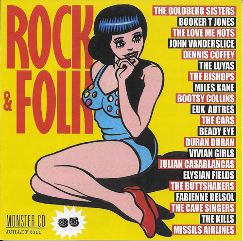 Compilation Rock & Folk Monster CD n 35 Juillet 2011 cover