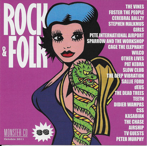 Compilation Rock & Folk Monster CD n 36 cover