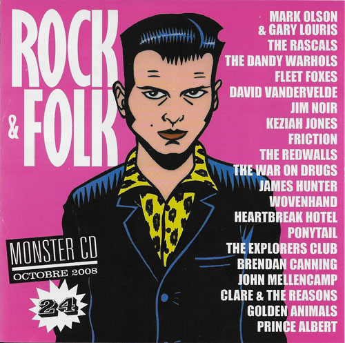 Compilation Rock & Folk Monster CD n 24 Octobre 2008 cover