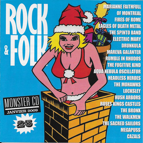 compilation Rock & Folk Monster CD n 25 janvier 2009 cover