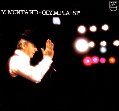 Yves Montand - Olympia 81 cover