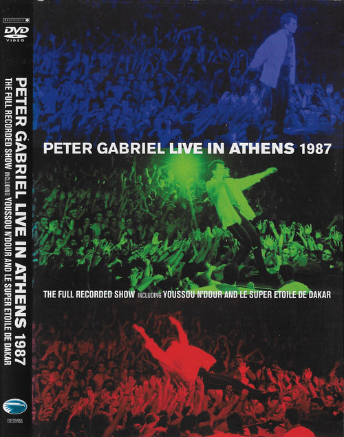 Peter Gabriel live in Athens 1987 cover