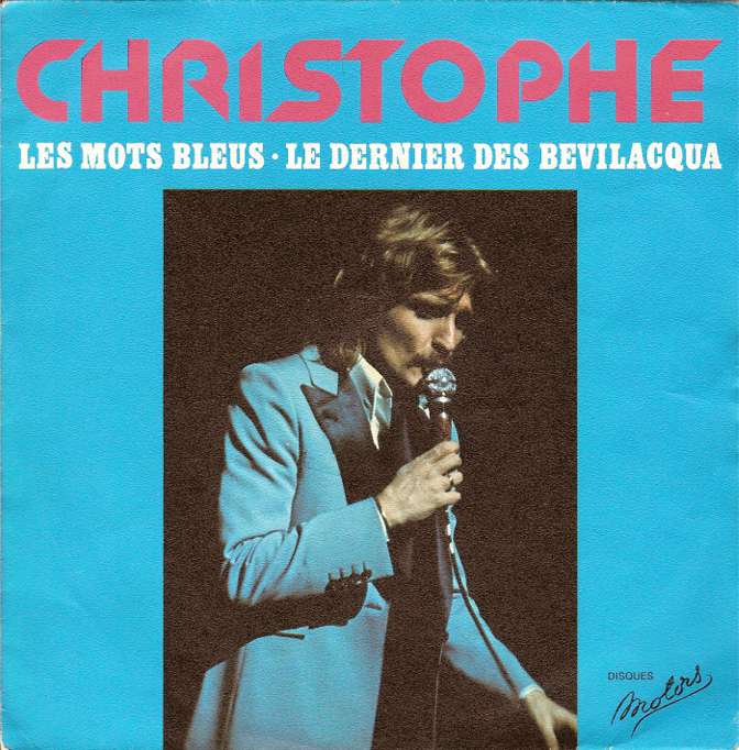 Christophe Les mots bleus single