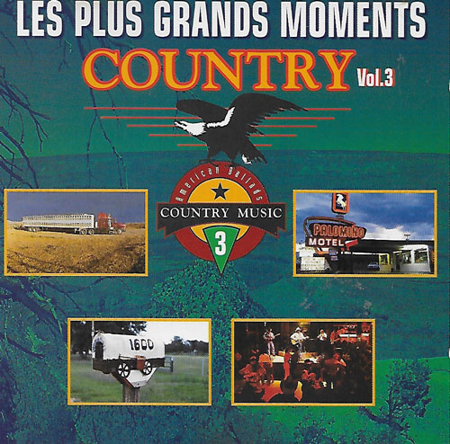 Les plus grands moments country Volume 3 cover