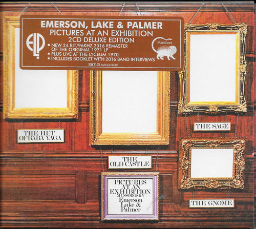 Emerson Lake and Palmer Pictures at an exhibition cover