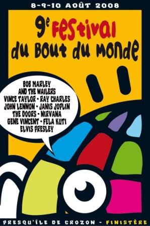 Festival du Bout du Monde 2008 affiche