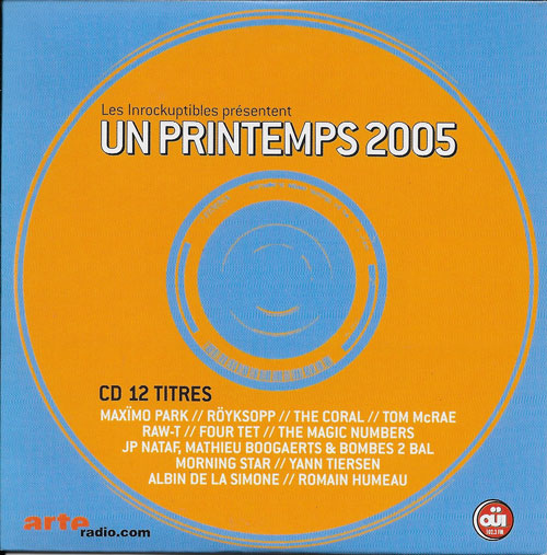 Compilation Les Inrockuptibles Un printemps 2005 cover