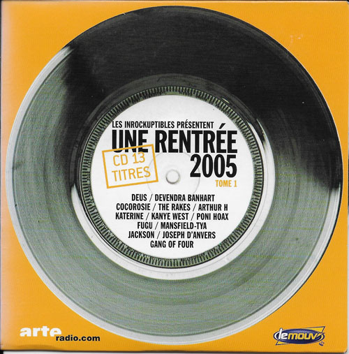 Compilation Les Inrockuptibles Une rentre 2005 Vol 1 cover