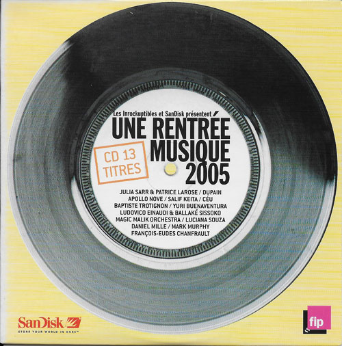 Compilation Les Inrockuptibles Une rentre musique 2005 cover