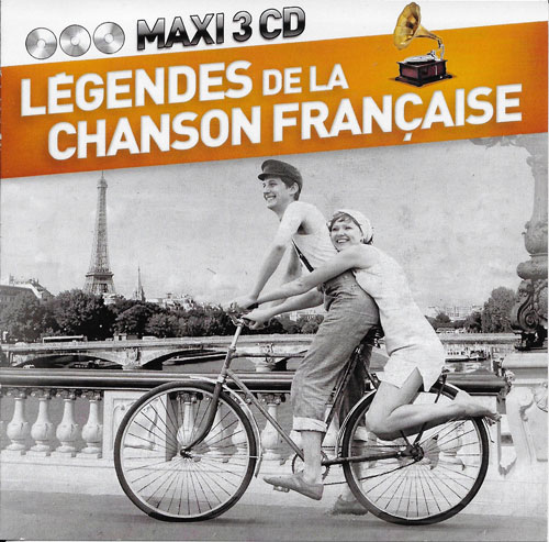 Maxi 3 cd Lgendes de la chanson franaise cover