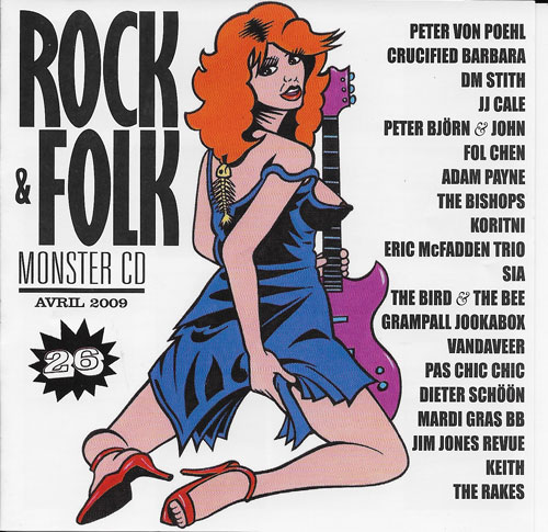 compilation rock & Folk Monster CD n 26 avril 2009 cover