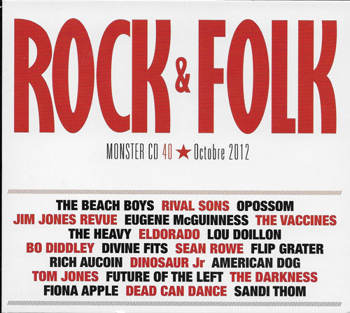 compilation rock & folk Monster CD 40 octobre 2012 cover