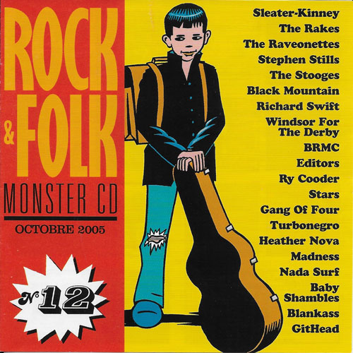 Rock & Folk Monster CD n 12 Octobre 2005 cover