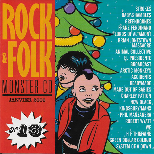 Compilation Rock & Folk Monster CD n 13 janvier 2006 cover