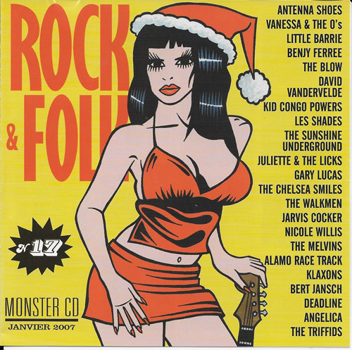 Compilation Rock & Folk Monster CD n 17 Janvier 2007 cover