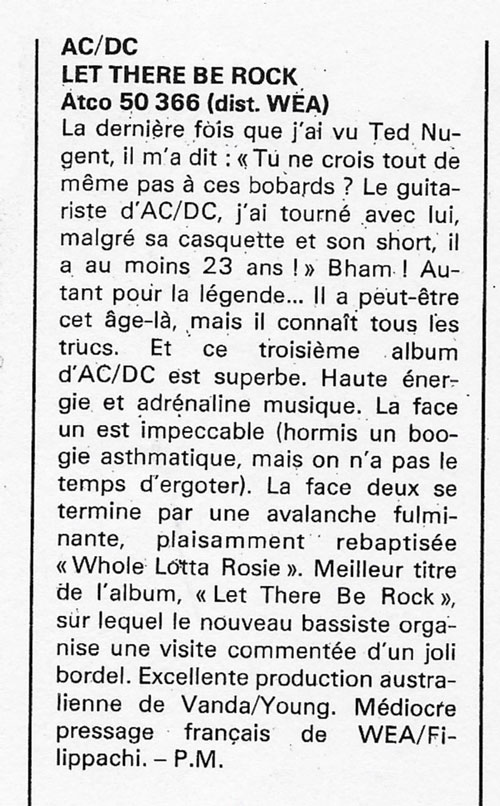 Rock & Folk 130 1977 11 AC DC Let there be rock