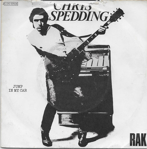 Chris Spedding Jump in my car single cover