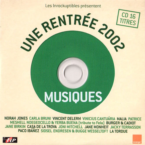 Compilation Les Inrockuptibles Une rentree 2002 Musique