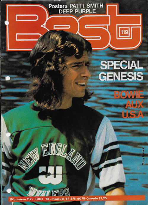 Best n 119 - Juin 1978 Tony Banks cover