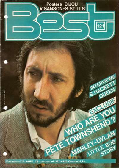 Best n 121 Aot 1978 The Who Pete Townshend cover