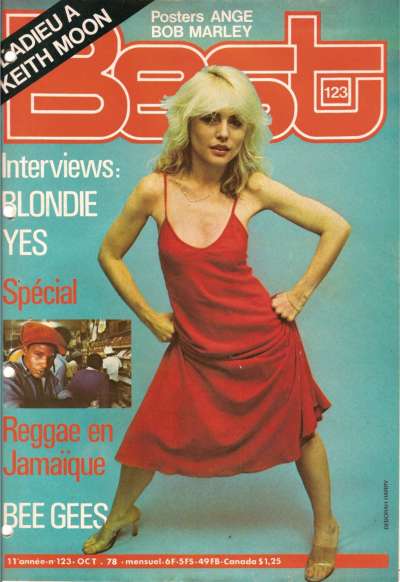 Best n 123 Octobre 1978 Blondie cover