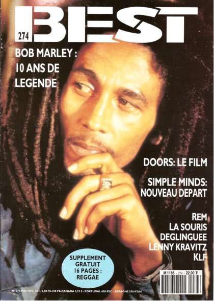 Best n274 Mai 1991 Bob Marley cover