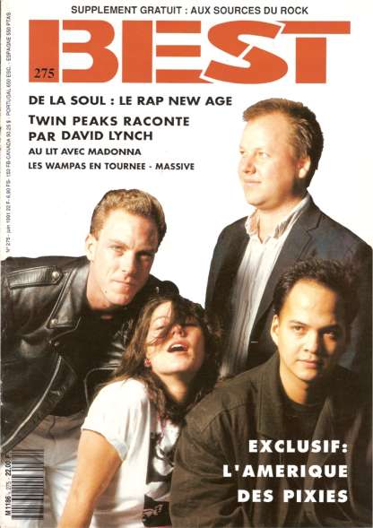 Best n275 - Juin 1991 The Pixies cover