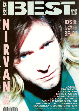 Best n 284 Mars 1992 Kurt Cobain Nirvana cover