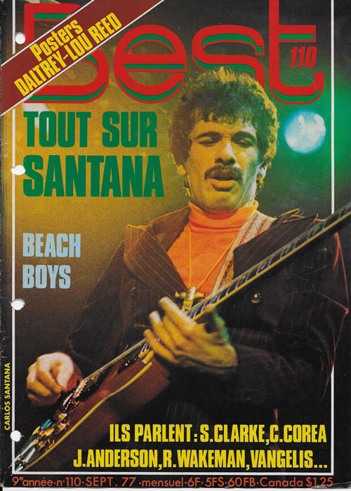 Best n110 - Carlos Santana - cover