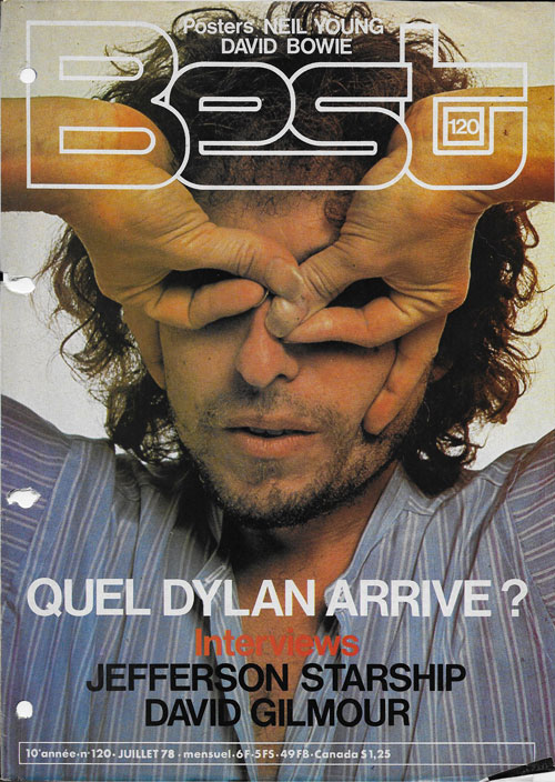 Best n120 Juillet 1978 Bob Dylan Cover