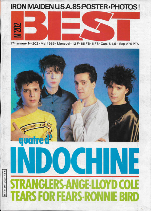 Best 202 Mai 1985 Indochine cover