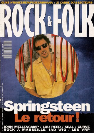 Rock & Folk n 296 - Avril 1992 Bruce Springsteen cover