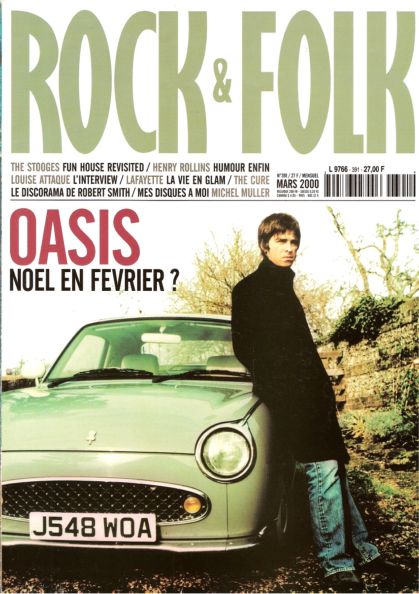 Rock & Folk n 391 - Mars 2000 Oasis cover