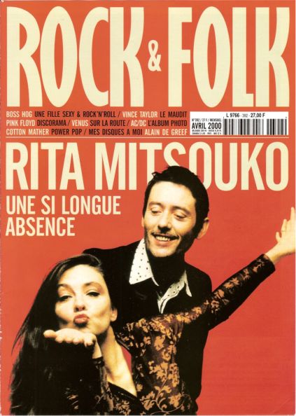 Rock & Folk n 392 - Avril 2000 Rita Mitsouko cover