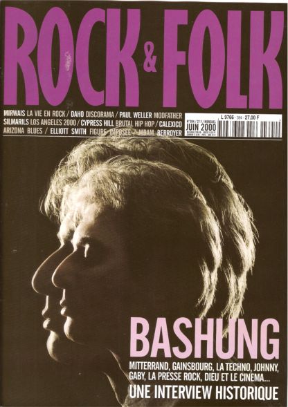 Rock & Folk n 394 - Juin 2000 Alain Bashung cover