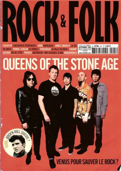 Rock & Folk n 421 - Septembre 2002 Queens of The Stone Age cover