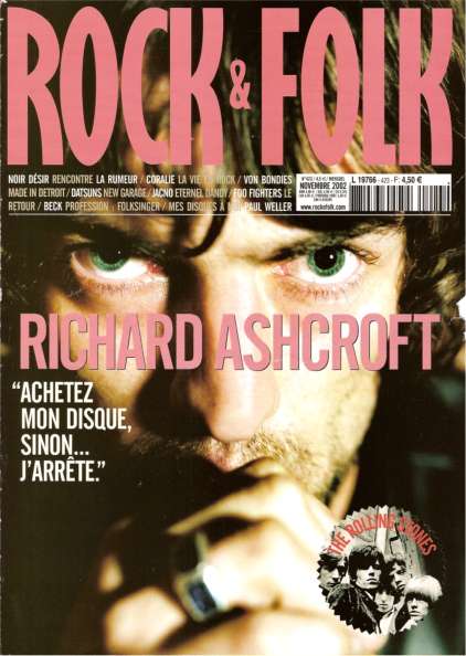 Rock & Folk n 423 Novembre 2002 Richard Ashcroft cover