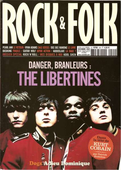 Rock & Folk n 424 Dcembre 2002 The Libertines cover